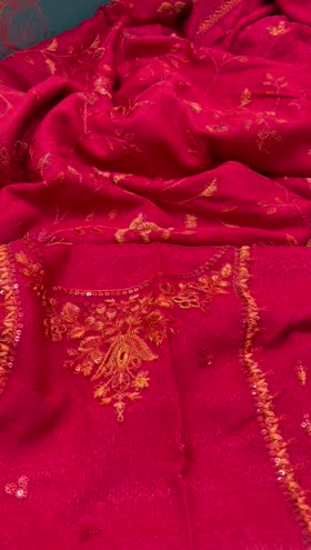 Rs 6950 Riwayat Luxury Collection Peach Leather Emb 3pc Rs 6950 Riwayat Luxury Collection Peach Leather Emb 3pc